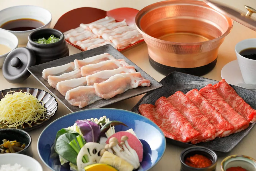 牛ロース＆国産豚ロースセット